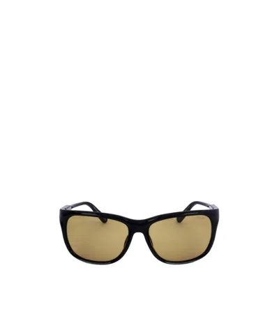 Moncler Full Frame Sunglasses In Green