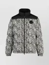Moncler Full Zip Down Jacket With Removable Sleeves In Black