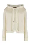 Moncler Full-zip Hoodie In Neutral