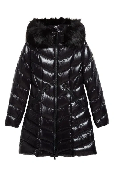 MONCLER MONCLER FULMARUS HOODED DOWN PUFFER JACKET WITH REMOVABLE FAUX FUR TRIM