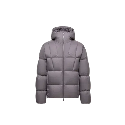 MONCLER DOUDOUNE COURTE À CAPUCHE FUSAIN