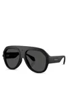 Moncler Unisex Fynder Sunglasses, Me8012u In Matte Black