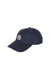 MONCLER GABARDINE BASEBALL CAP