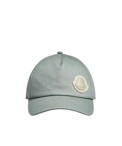 Moncler Gabardine Baseball Cap In Purple
