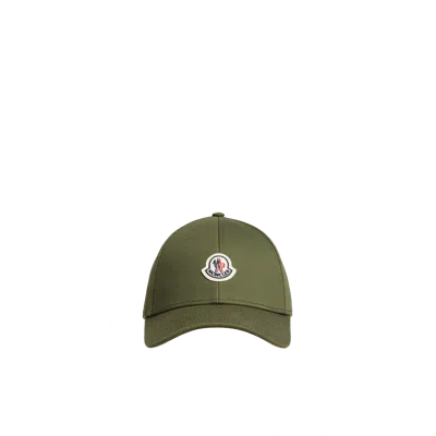Moncler Gabardine Baseball Cap Green