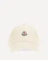 Moncler Structured Cotton Baseball Cap With Adjustable Fit In Purple
