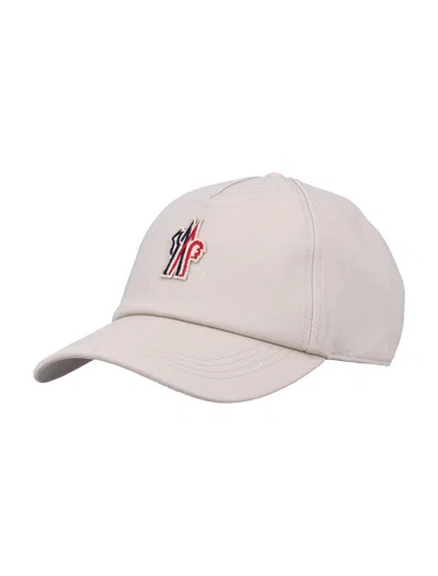 Moncler Gabardine Baseball Cap In White
