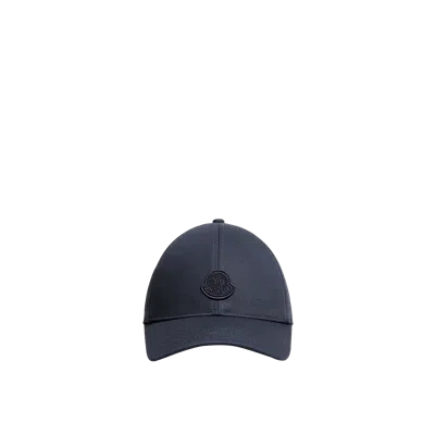 Moncler Casquette En Gabardine, Femme, Bleu, Taille: Uni In Blue