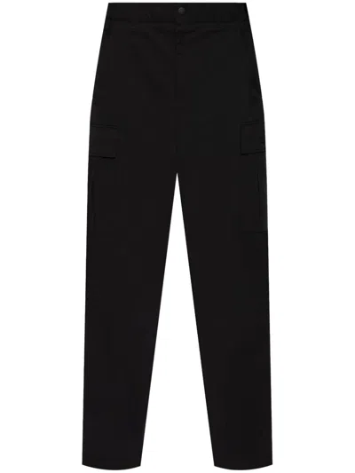 Moncler Gabardine Cargo Pants In Black
