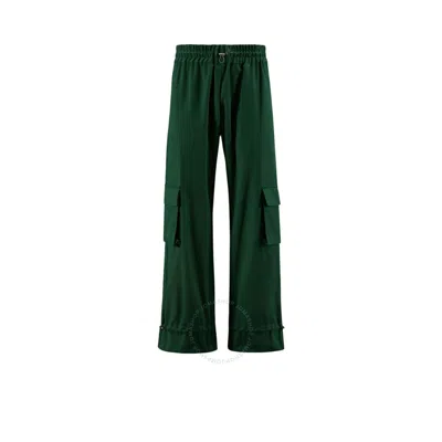 Moncler Gabardine Cargo Pants In Green