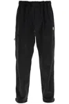 Moncler Stretch-cotton Trousers In Black
