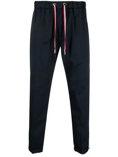 Moncler Drawstring-waist Track Pant In Blue