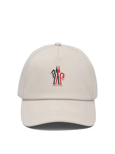 Moncler Gabardine Trucker Cap Hats Beige