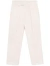 Moncler Gabardine-weave Trousers In White