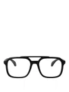 Moncler Matte Blue Injectate Glasses In Multi