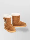 Moncler Gaia Mid Ankle Boots With Pocket Detail