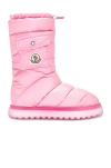 Moncler Gaia Mid-length Down-nylon Snow Boots In Pink