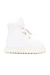 Moncler Gaia Pull Snow Boot In Bright White