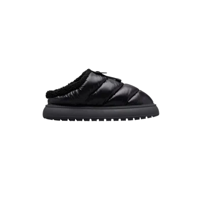 Moncler Gaia Slippers Black Size 37