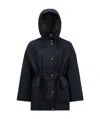 Moncler Gaillon Short Parka Jacket In Midnight Blue