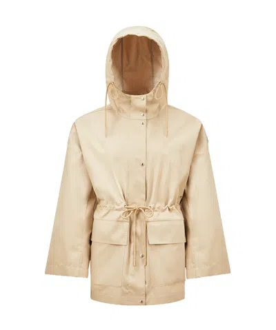 MONCLER GAILLON HOODED COTTON PARKA COAT