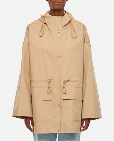 MONCLER GAILLON HOODED PARKA IN COTTON