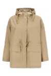 Moncler Women 'gaillon' Parka In Neutral