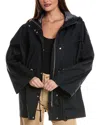 Moncler Gaillon Short Parka Jacket In Black