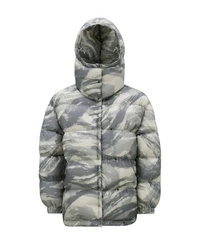 Moncler Galenstockis Short Style Down Jacket In Gray