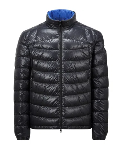 MONCLER MONCLER GALESO LOGO PATCH ZIP-UP JACKET