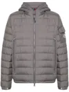 Moncler Galion Quilted Shell Jacket In Grey