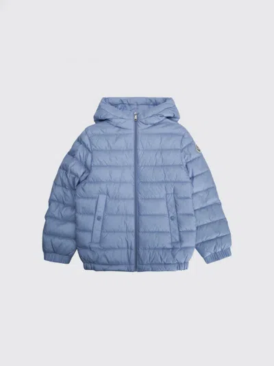 Moncler Babies'  Galion Quilted Padded Nylon Down Jacket In Blue
