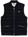 Moncler Gallienne Down Gilet In Blau