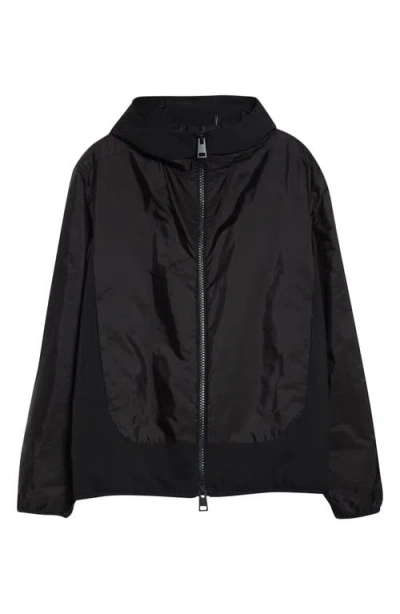 Moncler Galveston Water Repellent Hooded Jacket In Black