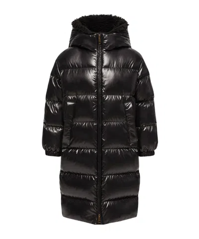 Moncler Ganevry Hooded Down Parka In Black