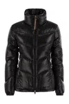 Moncler Black Nylon Gast Down Jacket In Black