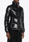 Moncler Black Nylon Gast Down Jacket In Black