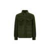 Moncler Doudoune-chemise Gelt Côtelée In Green