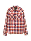 Moncler Grenoble Long Sleeved Check Patterned Jacket In Multi