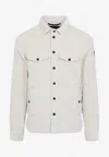 Moncler Grenoble Miscellaneous White Cotton Gelt Shirt Jacket In White