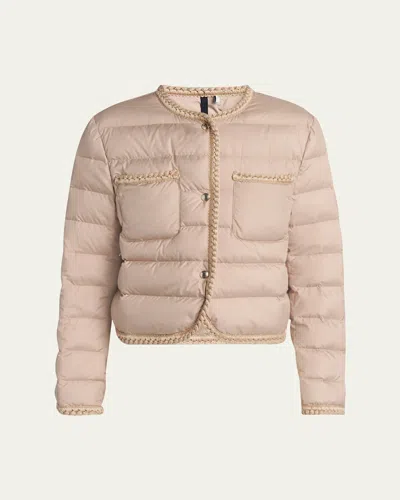 MONCLER GENCAY BRAIDED DOWN JACKET