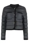 Moncler Gencay Short Down Jacket In Black