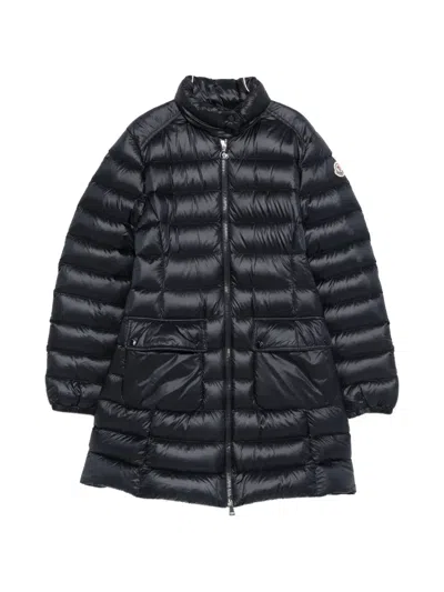 Moncler Genet Padded Coat In Black