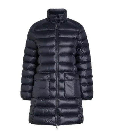Moncler Genet Padded Shell Coat In Red