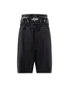 Moncler Genius Asap Rocky Padded Shorts And Pockets In Black