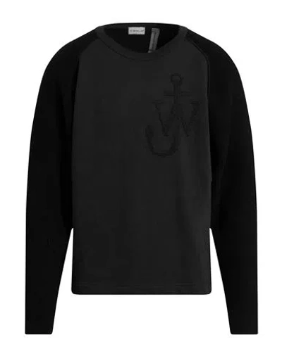Moncler Genius 1 Moncler Jw Anderson Man Sweatshirt Black Size M Cotton