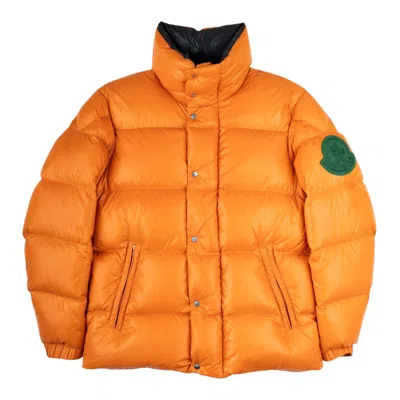 Pre-owned Moncler Genius 1952 Dervaux Short Down Jacket Orange