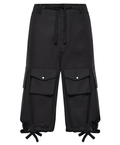 Moncler Genius 2 Moncler 1952 Black Cargo Shorts