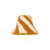 Moncler Genius 2  1952 Orange Crochet  Beanie In Orange