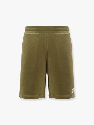 Moncler Genius 3 Moncler Mercedes-benz Designed By Nigoldeneye Cotton Bermuda Shorts In Green